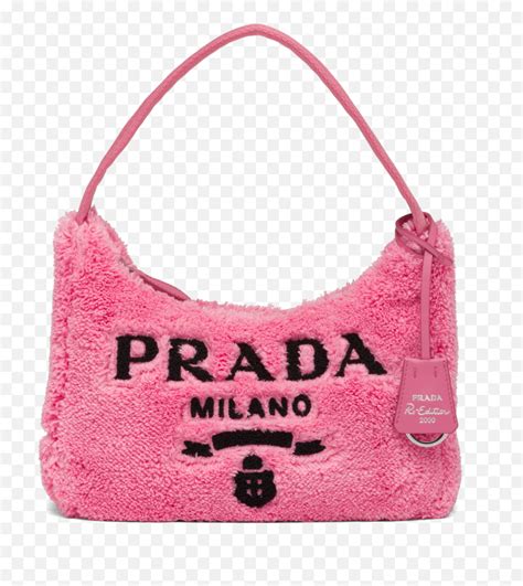 pink purde prada|pink fluffy Prada bag.